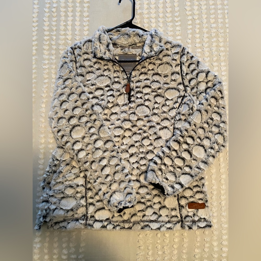 Simply Southern Sherpa Quarter Zip Pullover